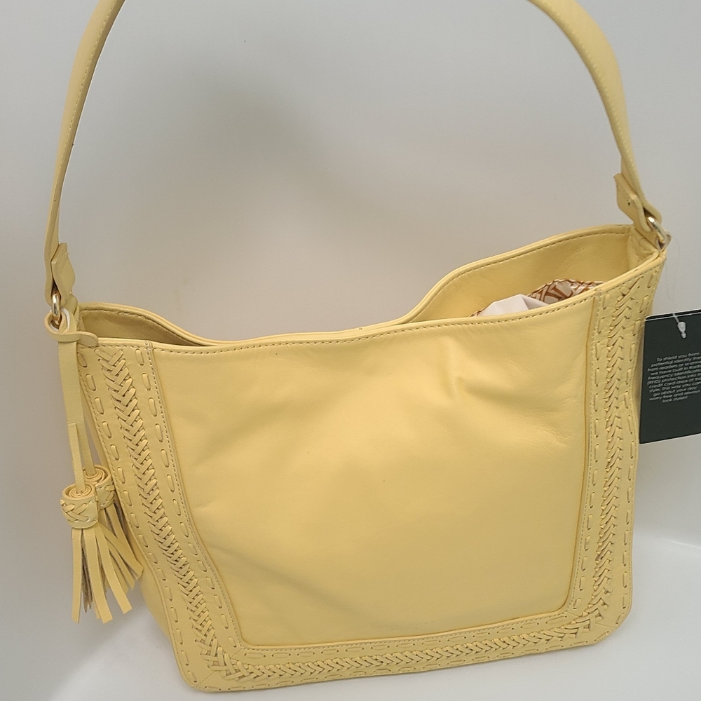 Tignanello Hobo Canary Purse